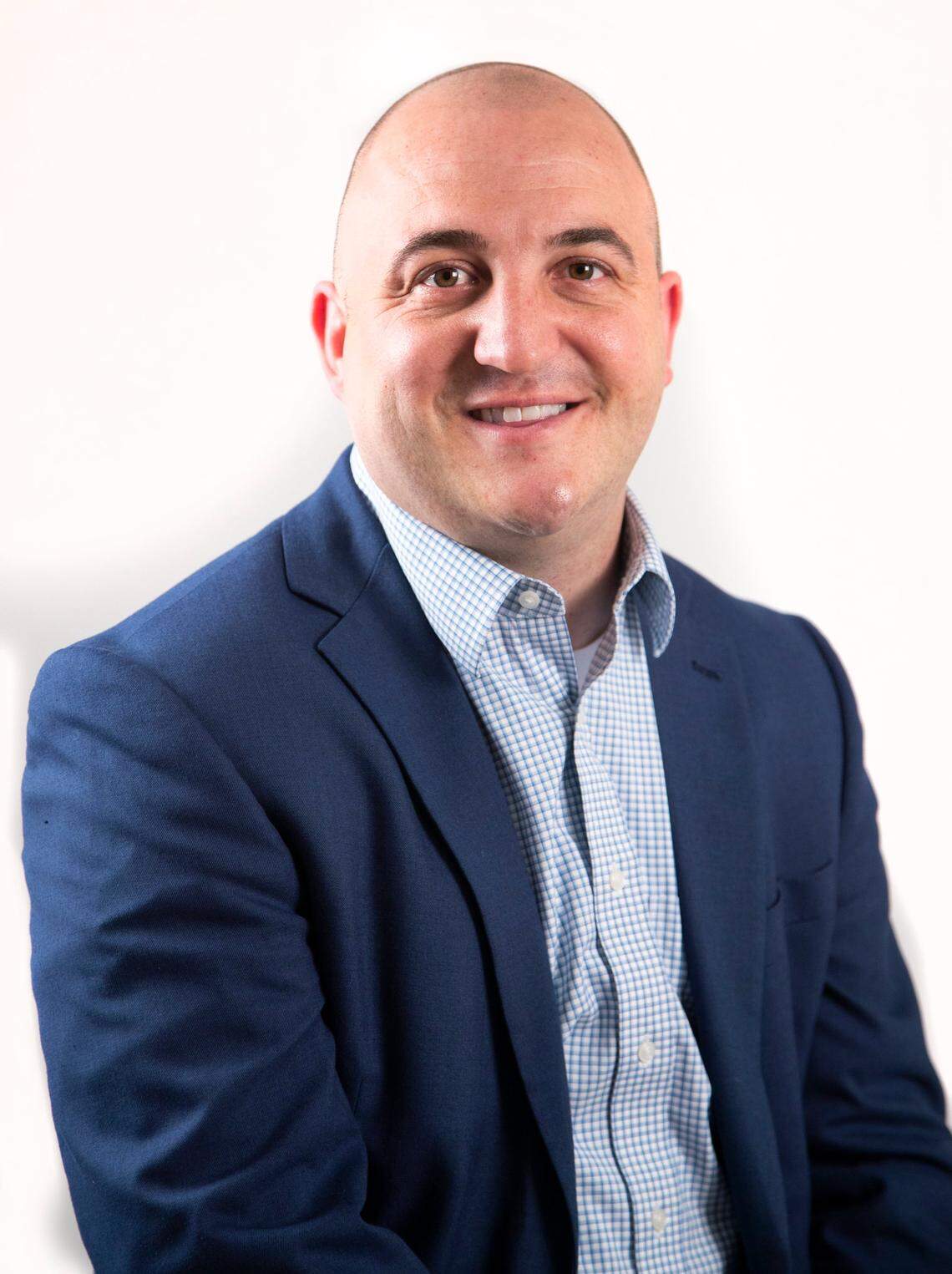 David Erbacher poses for a portrait at The State Newspaper on Tuesday, February 11, 2020.