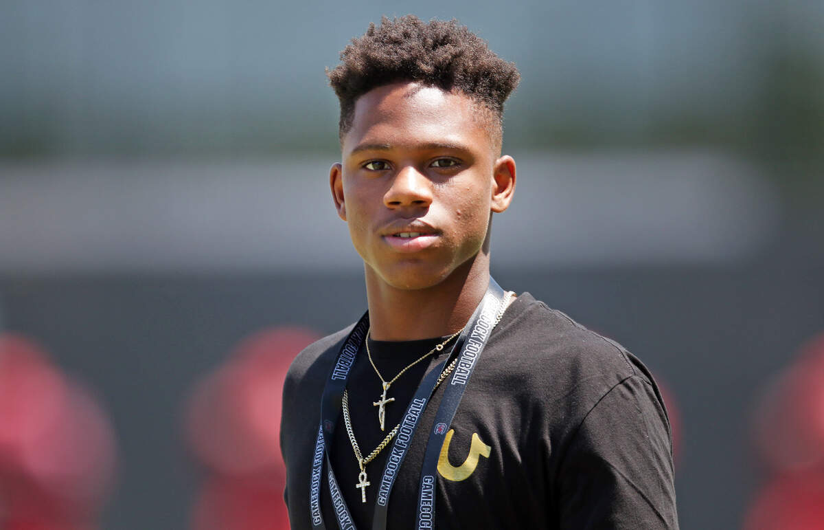 Football recruit John Dixon, a cornerback from Tampa, Fla.