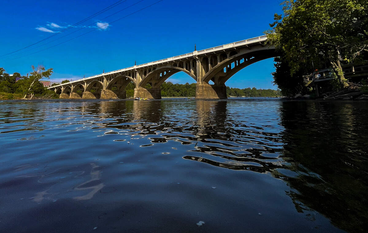 File photo of the Gervais Street bridge from the water.