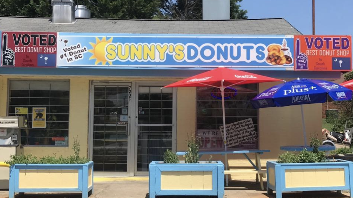 Sunny’s Donuts in Gaffney was named best donut shop in South Carolina for 2024.