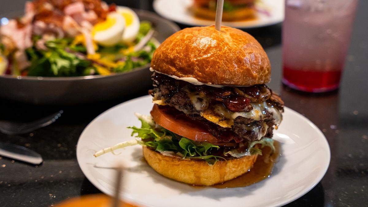 A burger from Tiffany’s on Two Notch Road in Columbia.