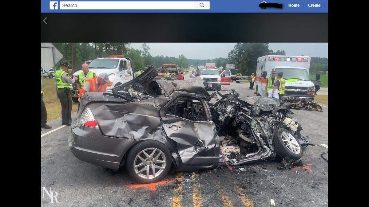 One person was killed when a car crashed with a gas tanker in North Carolina.