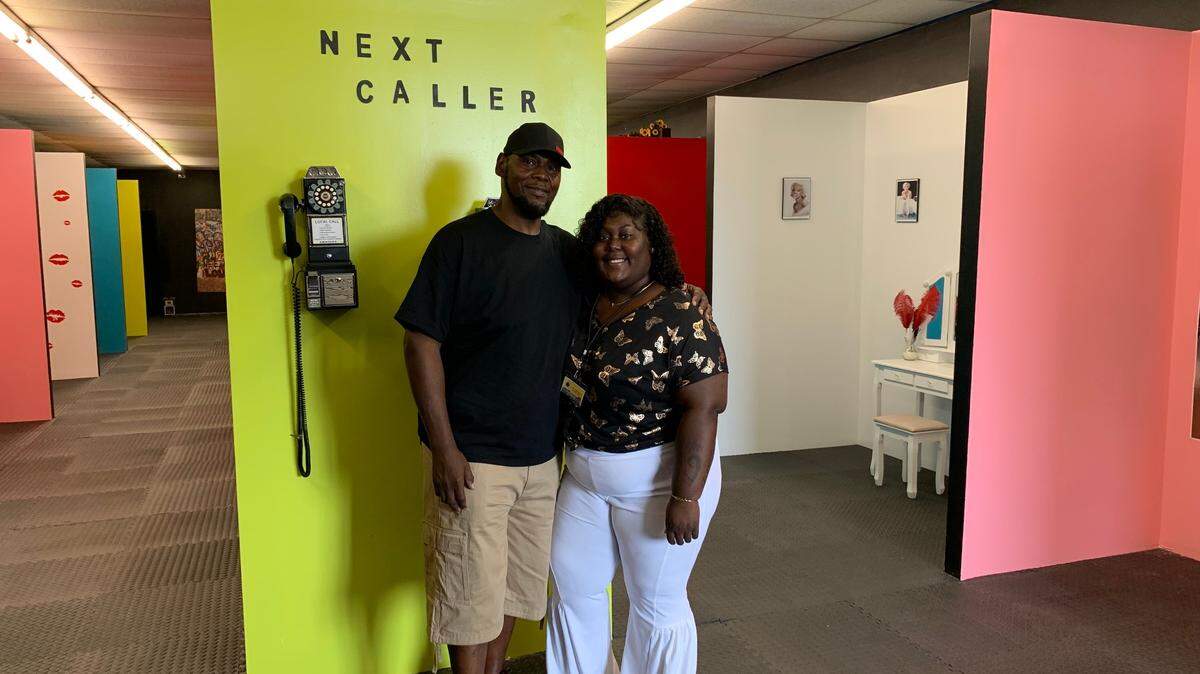 This father and daughter duo, Micheal and Treshawnna Davenport, have opened a selfie museum in Columbia with 20 different selfie photo backdrops.