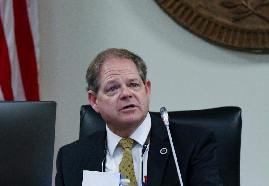 S.C. Rep. Weston Newton, R-Beaufort presides over the Judiciary Committee after being elected chairman on Wednesday, Dec. 7, 2022.
