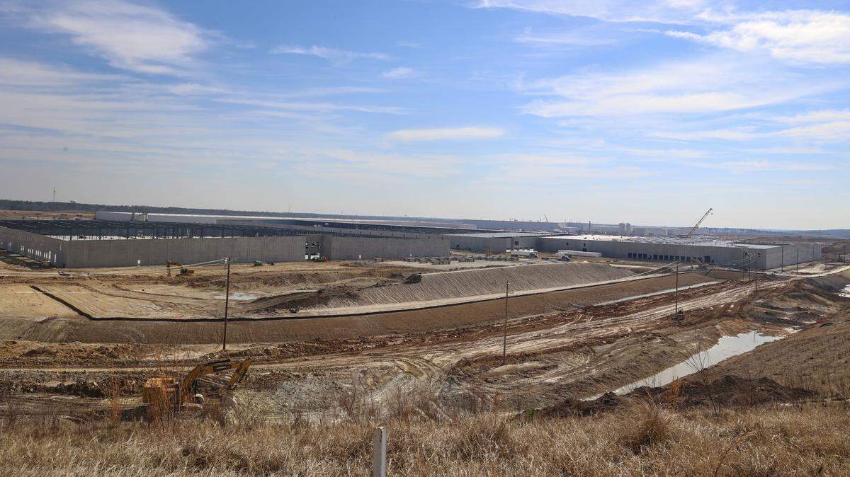 23-million tons of dirt will have been moved on site to level the ground for development of the Scout Plant. Work is being done on the 1,100-acre site to complete the electronic vehicle production facility by late 2026 to early 2027.