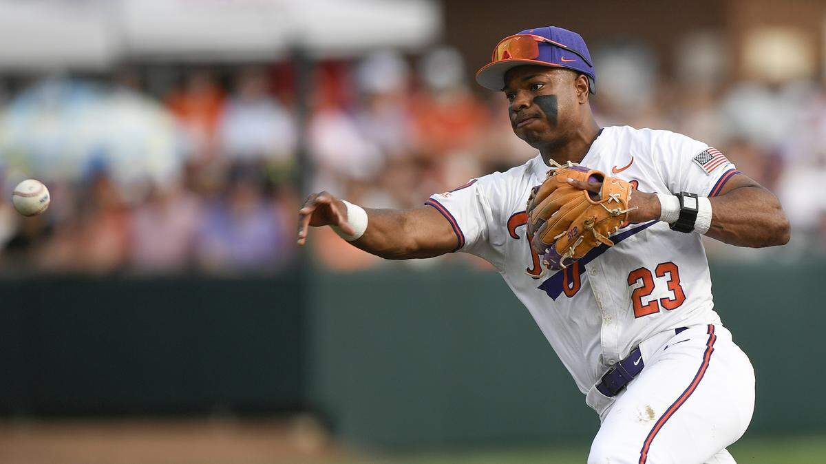Clemson baseball’s Jarren Purify (23)