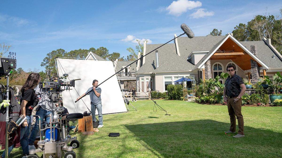 Charleston resident Danny McBride, creator and star of ‘The Righteous Gemstones,” on set in 2019.