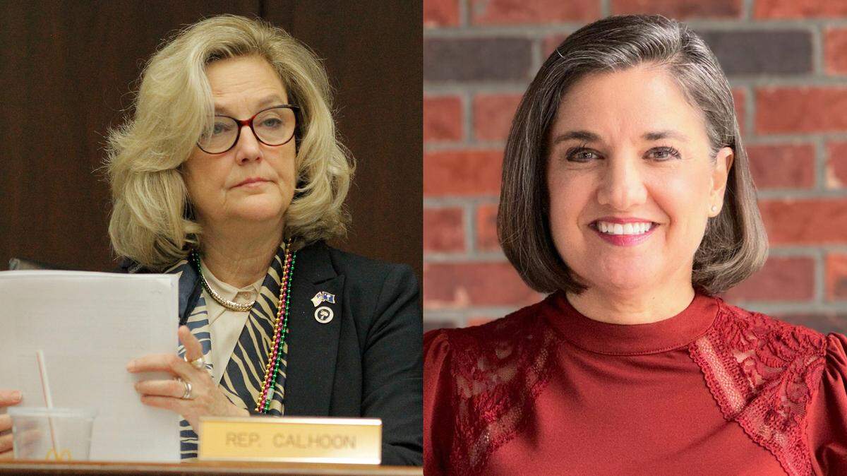 State Rep. Paula Calhoon, R-Lexington, and Libertarian candidate Robin Machajewski are running in House District 87.