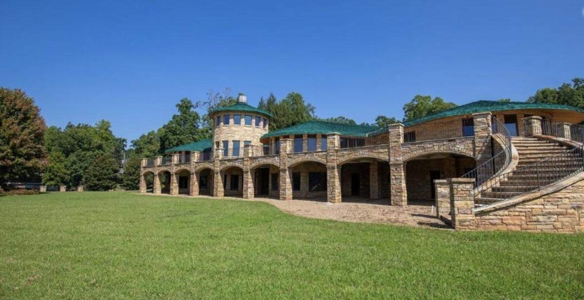A front view of the Castle on Keowee.