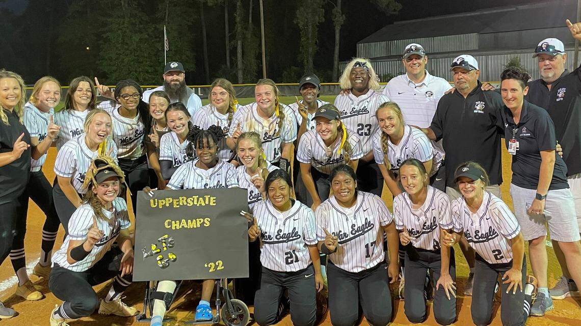 Gray Collegiate softball won the 2022 SC Class 2A Upper State championship on May 20, 2022.