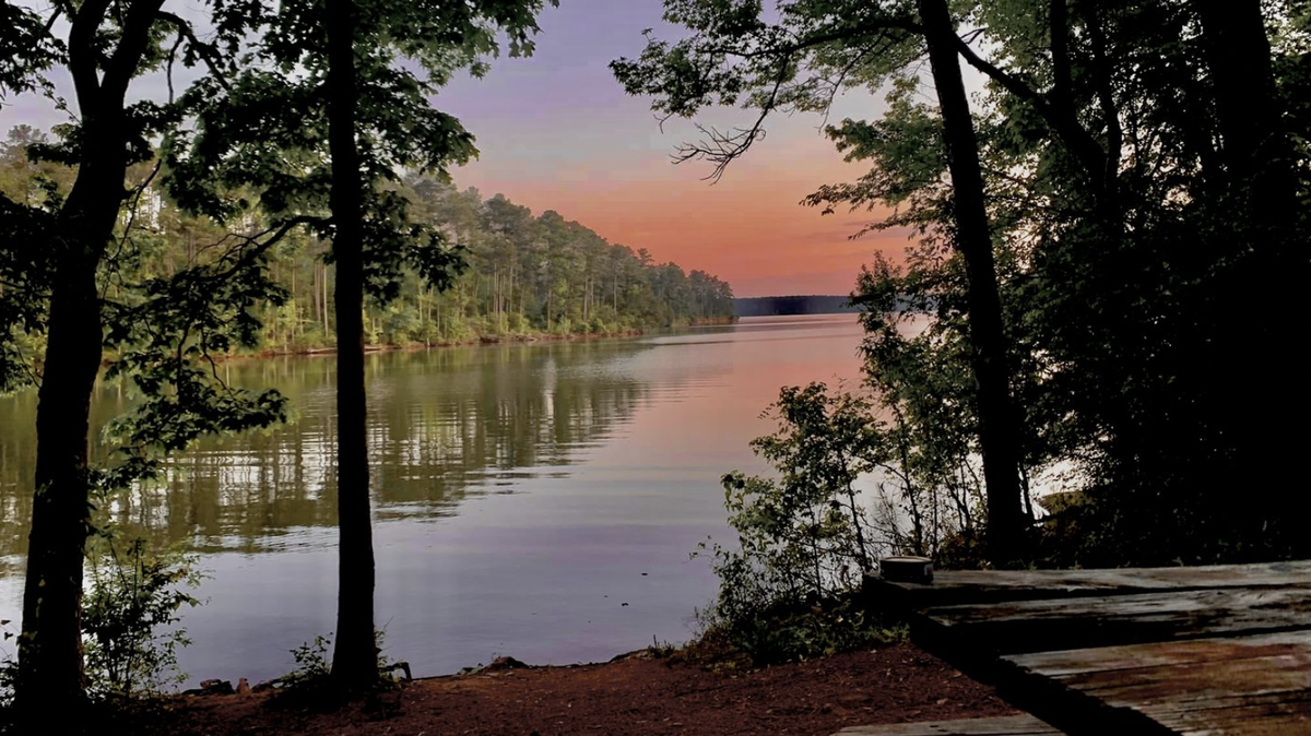 Hickory Knob State Park has 44 campsites, many along Lake Thurmond.