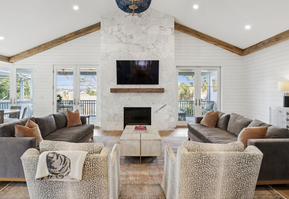 A marsh-front house in the historic Old Village of Mount Pleasant is for sale with an asking price of $5.5 million.