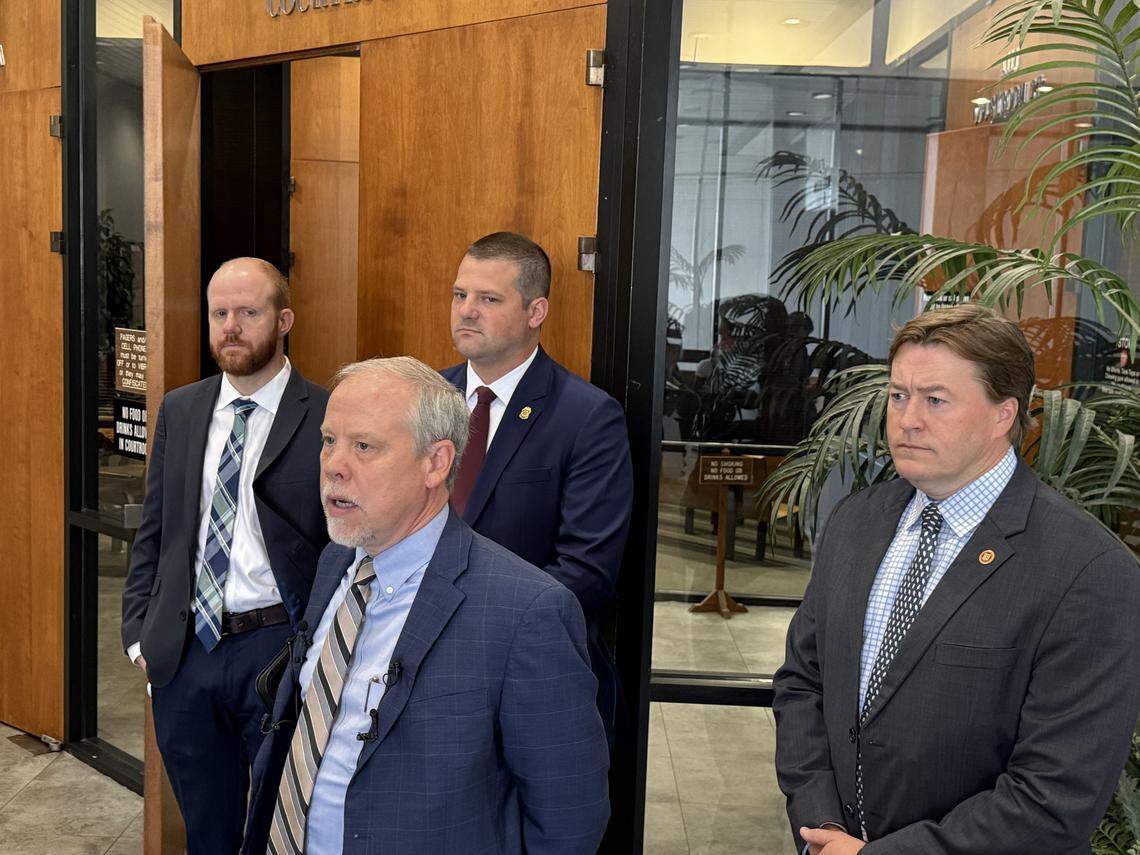 “Justice was done,” state prosecutor Creighton Waters tells reporters after Monday’s hearing in which ex-banker Russell Laffitte was sentenced to eight years in state prison. 