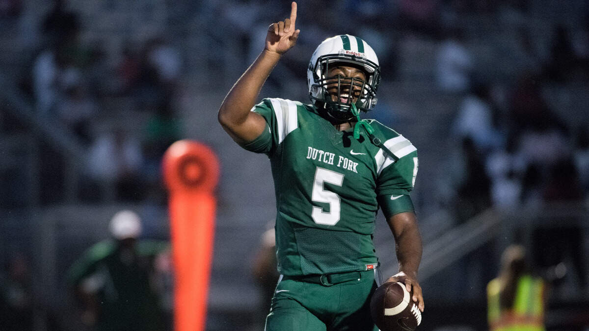 Dutch Fork running back Ron Hoff and the Silver Foxes will go for their third straight Class 5A title against TL Hanna on Dec. 8, 2018.