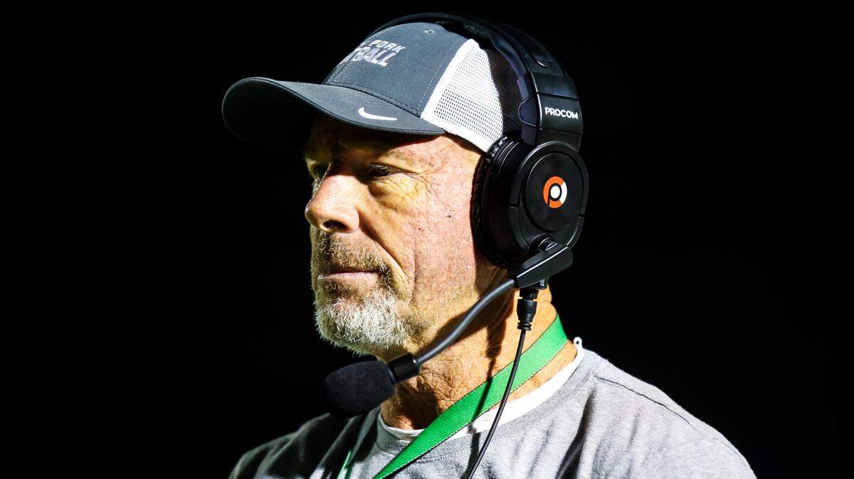 Dutch Fork Silver Foxes head coach Tom Knotts