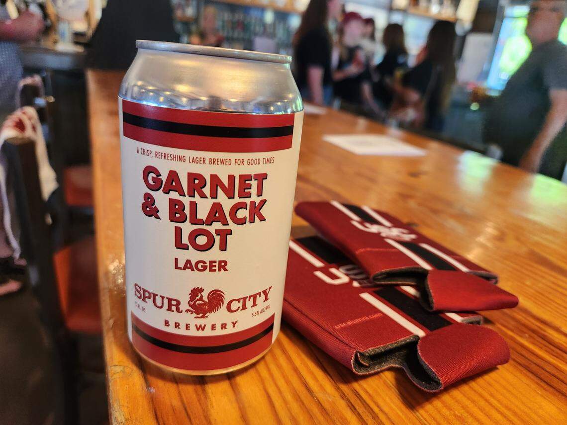 Spur City Brewery, a beer brand created by University of South Carolina students in the school’s College of Hospitality, Retail and Sport Management, launched on April 15 with Garnet & Black Lot Lager.