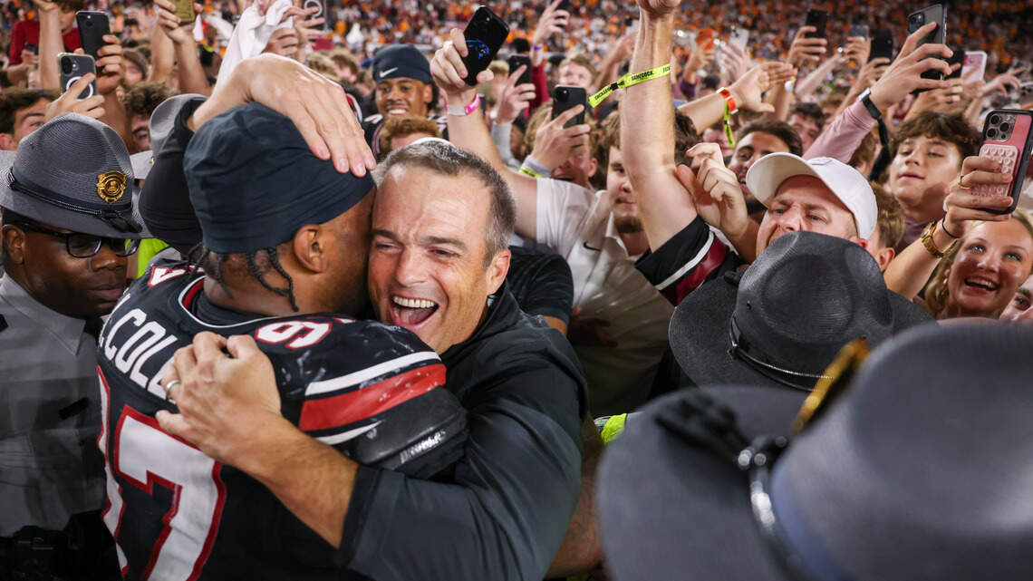 What Shane Beamer said after South Carolina’s upset win over No. 11 Tennessee