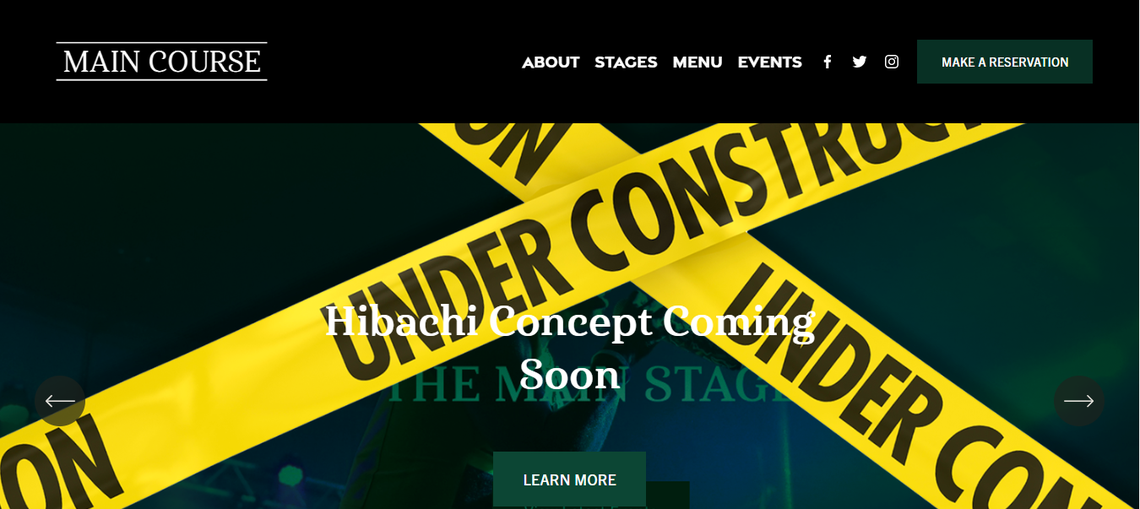 The Middleton family is planning a new hibachi restaurant in downtown Columbia at 1624 Main St., in the spot where the Main Course is currently located. The coming hibachi restaurant is teased on the Main Course’s web page.