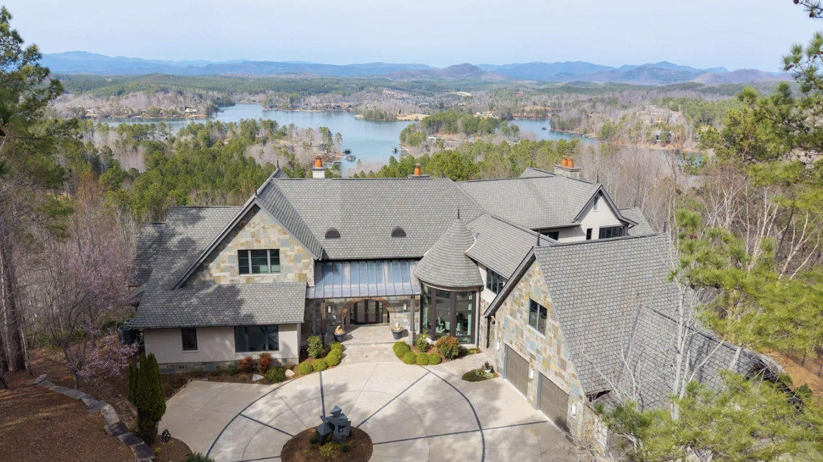SC home on Lake Keowee has an asking price $8.9M.