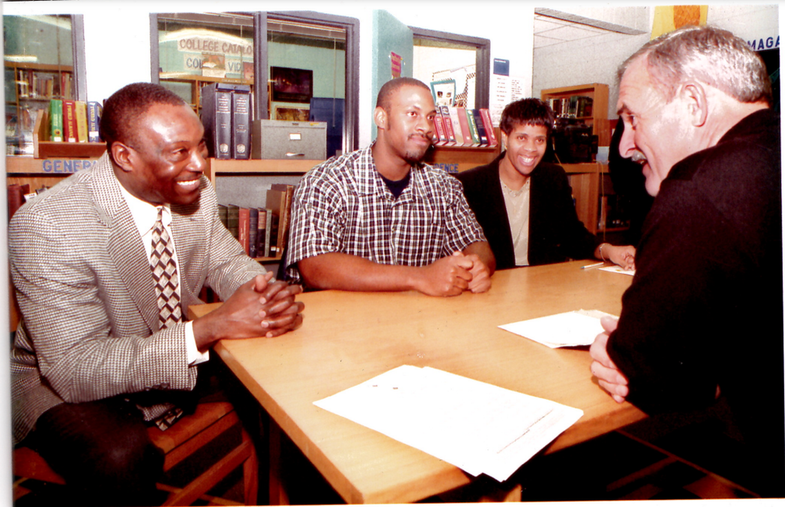 Carl Smalls at a signing day.