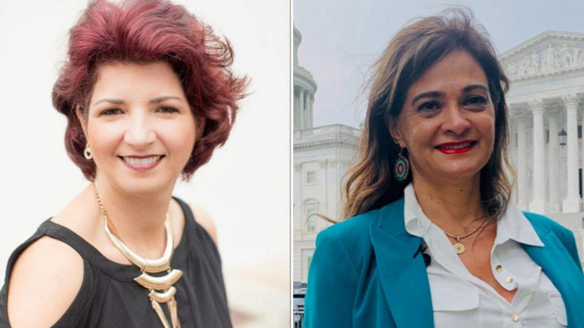 Iskra Perez, left, and Maya Gallo.