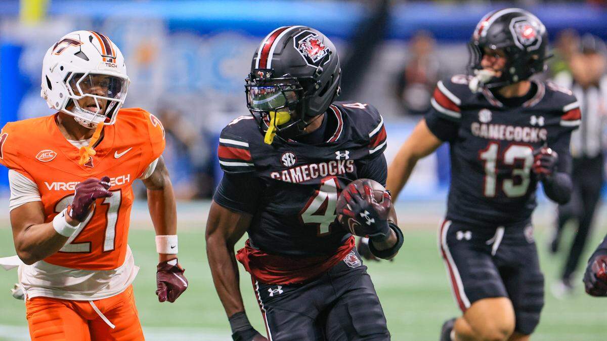South Carolina football beat Virginia Tech 24-11 in its 2025 season opener in Atlanta.