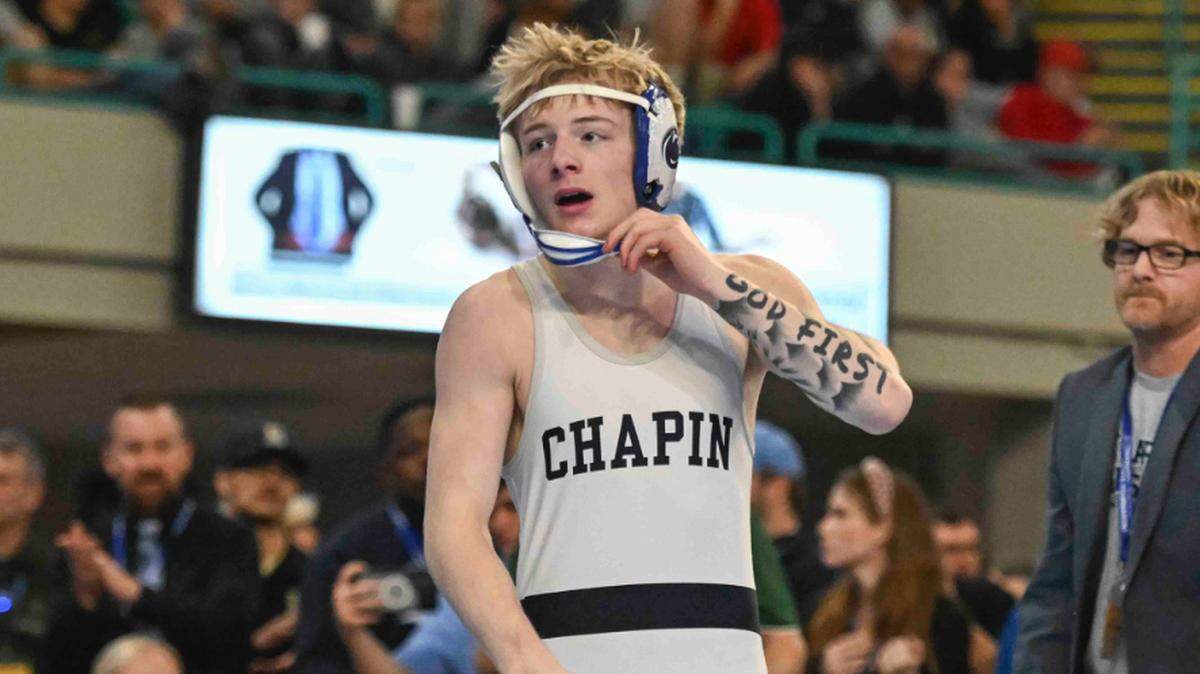 Preston White of Chapin was named The State’s Midlands Boys Wrestler of the Year for the 2024-25 season. White won his third state championship this year.