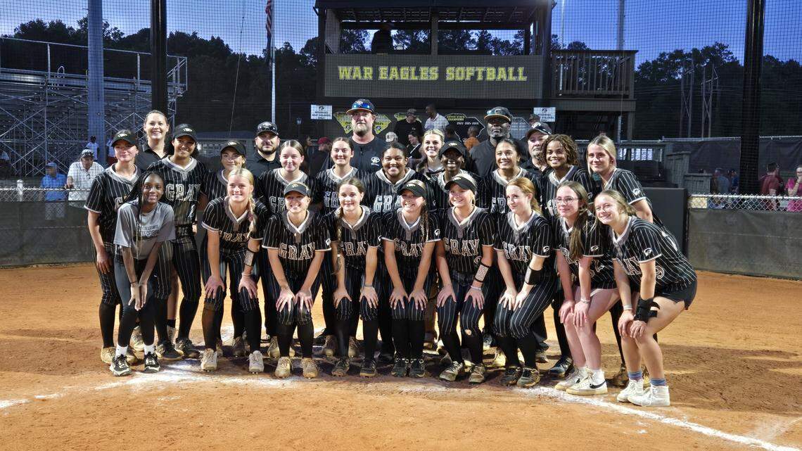 Gray, AC Flora softball set for title showdown. River Bluff baseball wins wild one