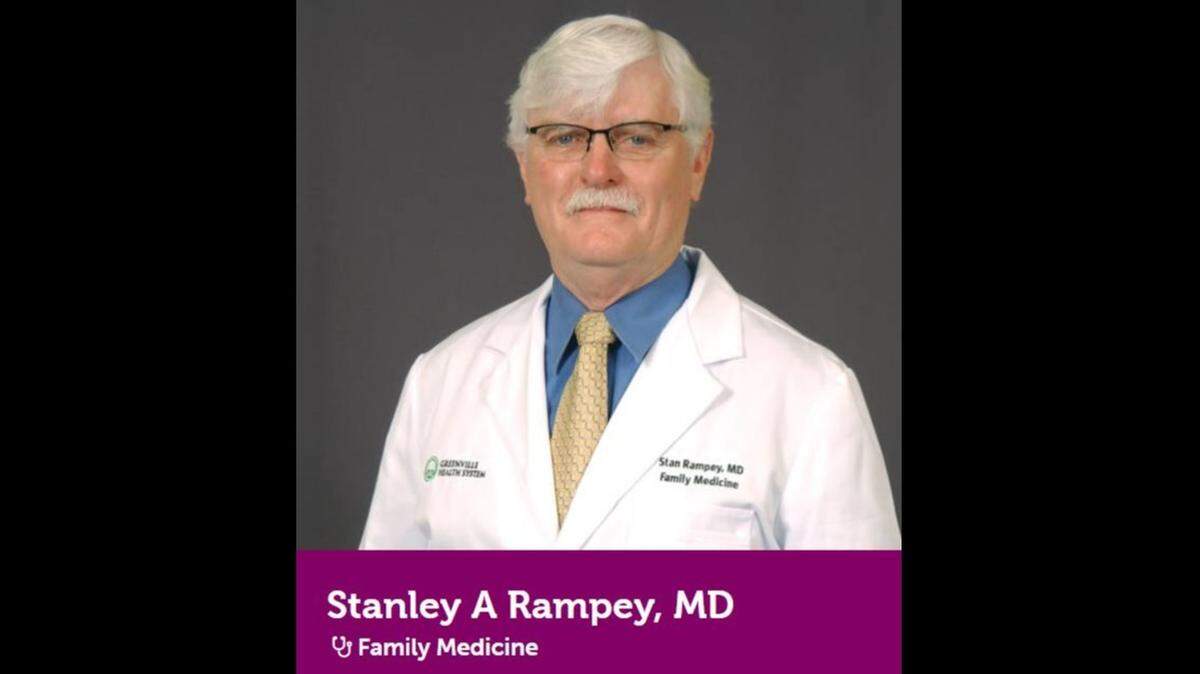 Dr. Stanley Rampey was identified as one of two South Carolina men killed in a plane crash in Orlando, Florida.