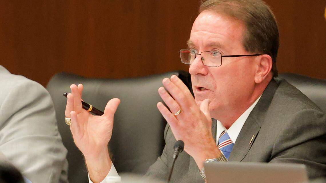State Rep. Chris Murphy, R-Dorchester, speaks during a Constitutional House Ways and Means Subcommittee Meeting in Columbia, S.C. on Wednesday, Jan. 29, 2025. (Travis Bell/STATEHOUSE CAROLINA)