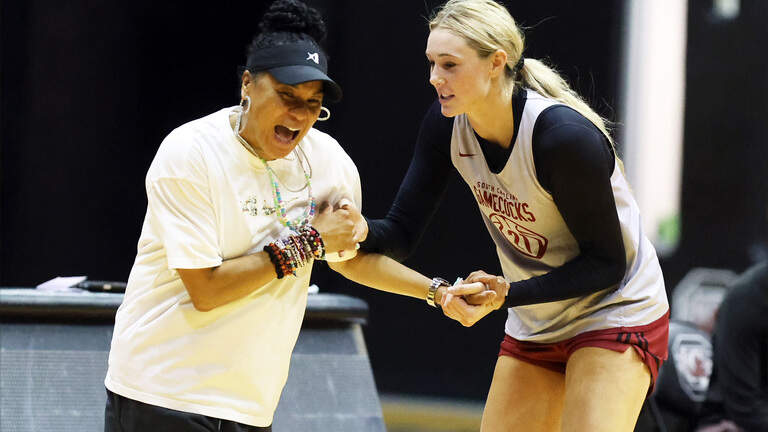 Photos: South Carolina WBB holds first practice of 2026-27 season