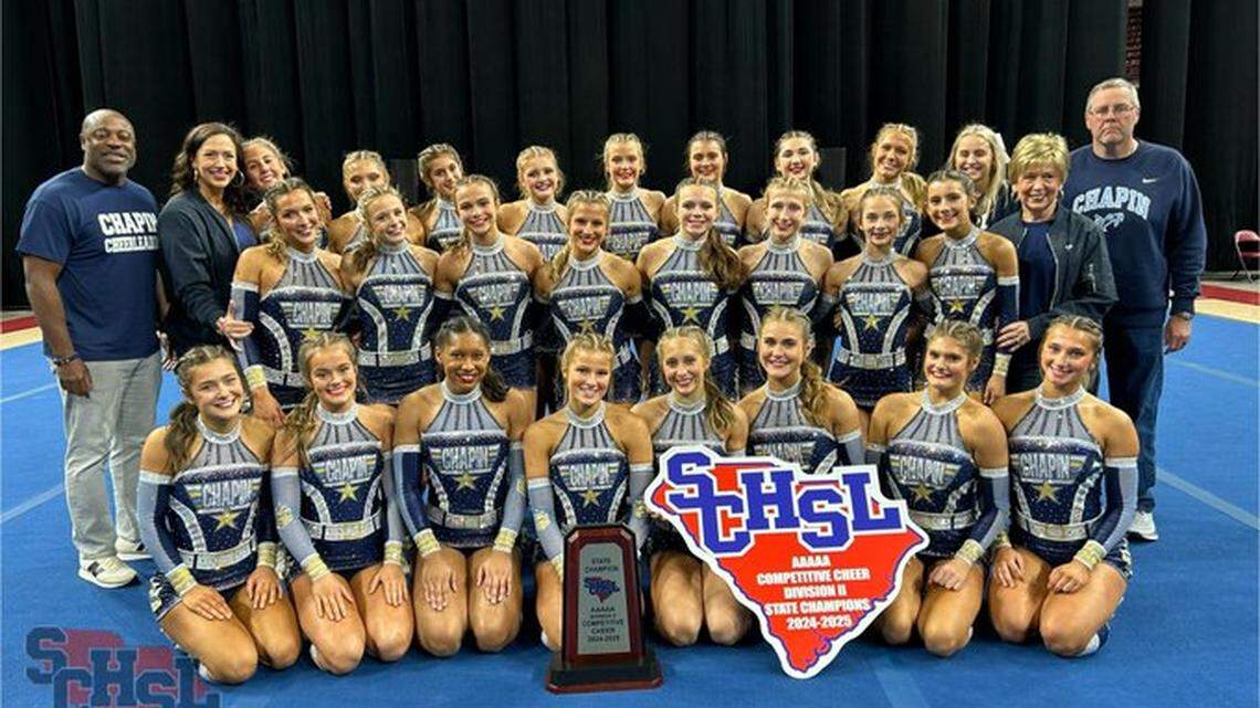 Chapin wins the 2024 Class 5A Division II competitive cheerleading championship on Saturday, Nov. 23, 2024.