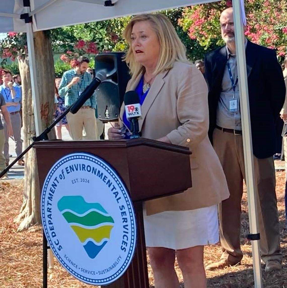 Myra Reece is a career environmental official in South Carolina who was named director of the new Department of Environmental Services. She had not been confirmed by the S.C. Senate as of April 4, 2025.