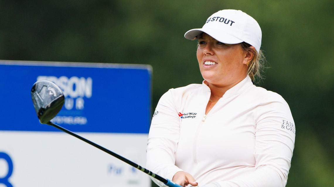 Lauren Stephenson answers challenge, earns player of year honor and return to LPGA Tour