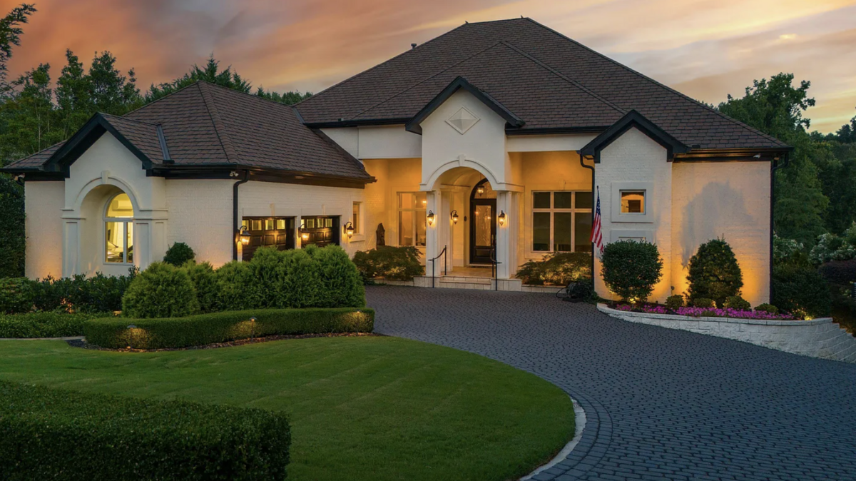 The house in Stonebrook Farm is listed for just under $3 million.