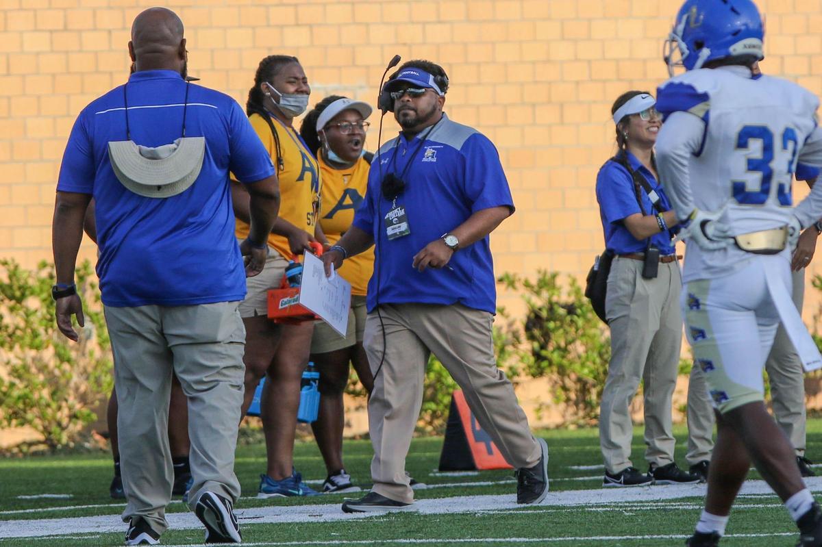 Teddy Keaton coached Allen since 2018 and will face the Yellow Jackets in the season opener as the new coach of Clark Atlanta.