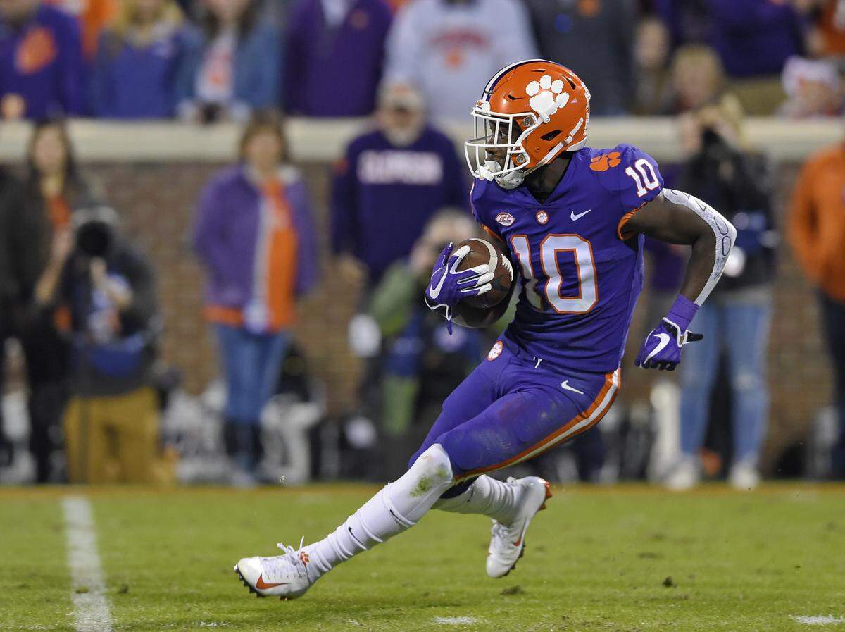 Clemson sophomore Derion Kendrick is the team’s starting punt returner.