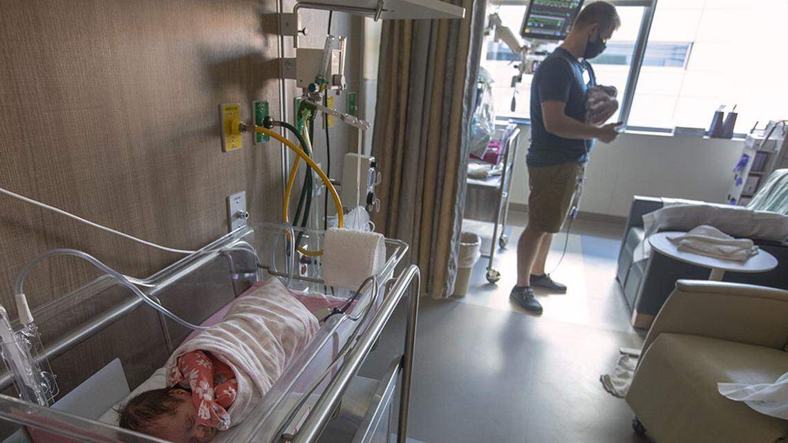 Parents hoping for the birth of one baby ended up having four, a South Carolina hospital said.