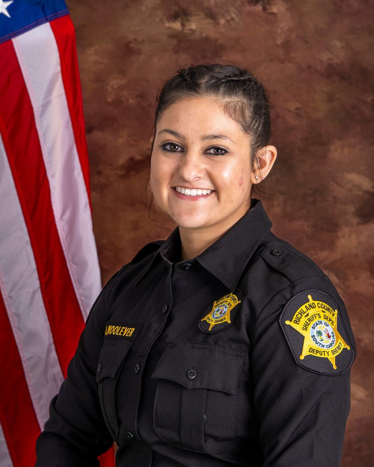 Richland County sheriff’s deputy Ambria Woolever was injured Saturday, Aug. 2, 2025, while breaking up a melee in front of the Village at Sandhill movie theatre.