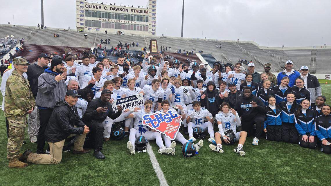 Oceanside Collegiate won the 2025 SC Class 3A football championship.