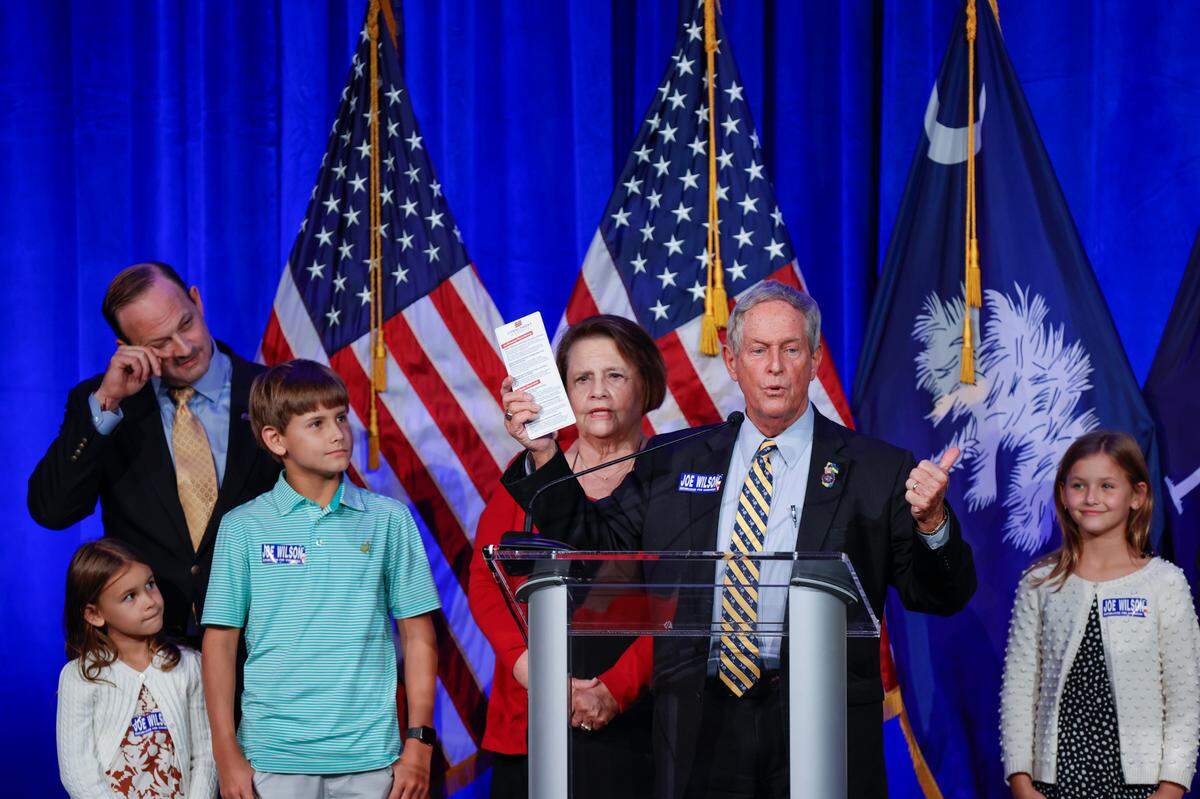 U.S. Rep. Joe Wilson, R-Springdale, currently represents the 2nd Congressional District. He would be put into the same district as U.S. Rep. Jim Clyburn, D-Santee, under the proposed congressional map.