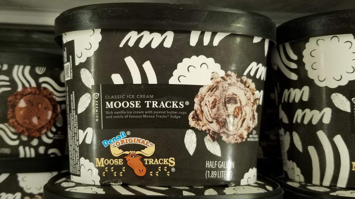 Publix Premium Moose Tracks Ice Cream.