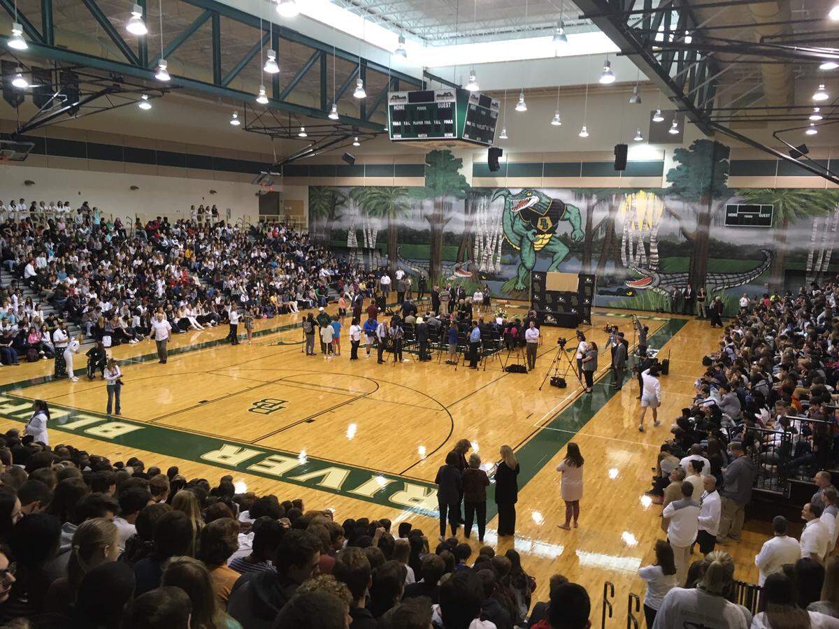 The surprise pep rally for River Bluff High School Principal Lucas Clamp, who is the 2019 NASSP School Principal of the Year.