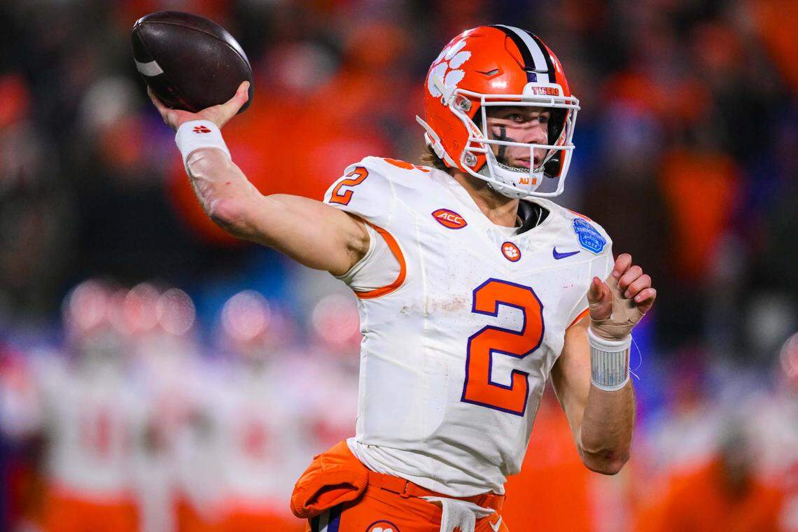 Clemson quarterback Cade Klubnik (2)