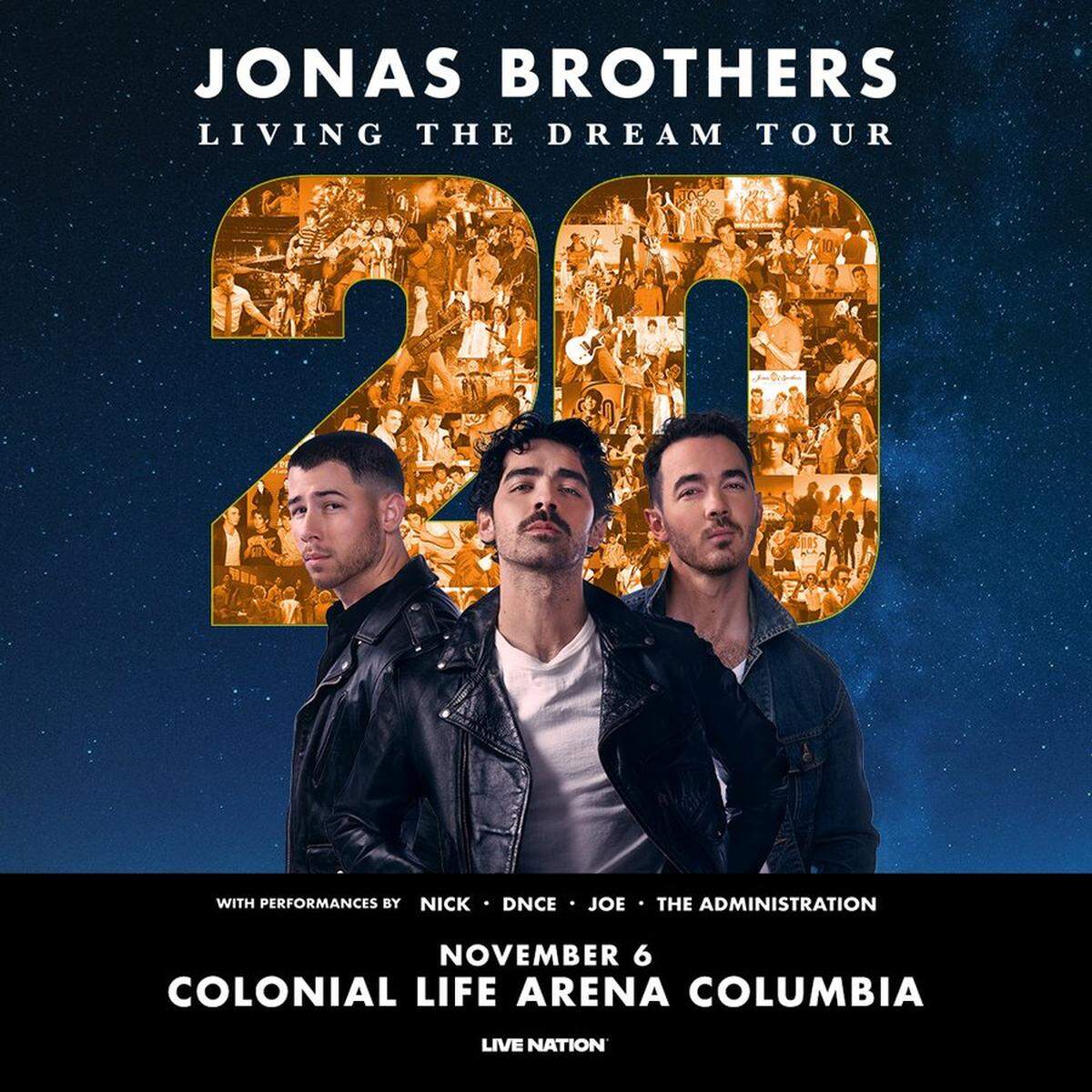 The Jonas Brothers announced dates for their upcoming tour.