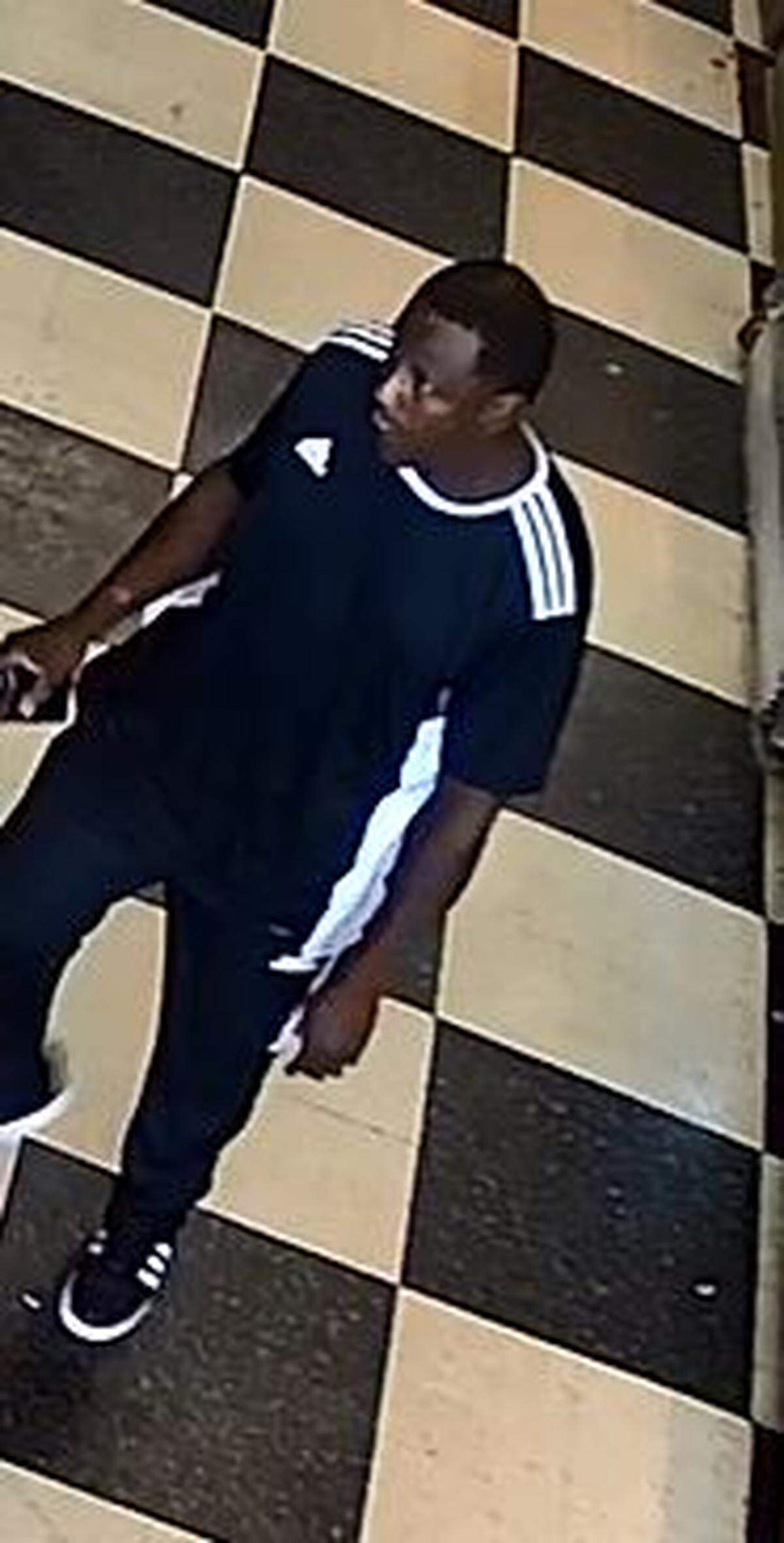 The Florence Police Department is looking to identify the man in the picture, who is wanted for questioning in reference to a larceny of Red-tailed Boa constrictor.