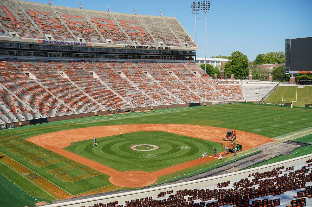 Clemson is hosting the Savannah Bananas at Memorial Stadium on April 26