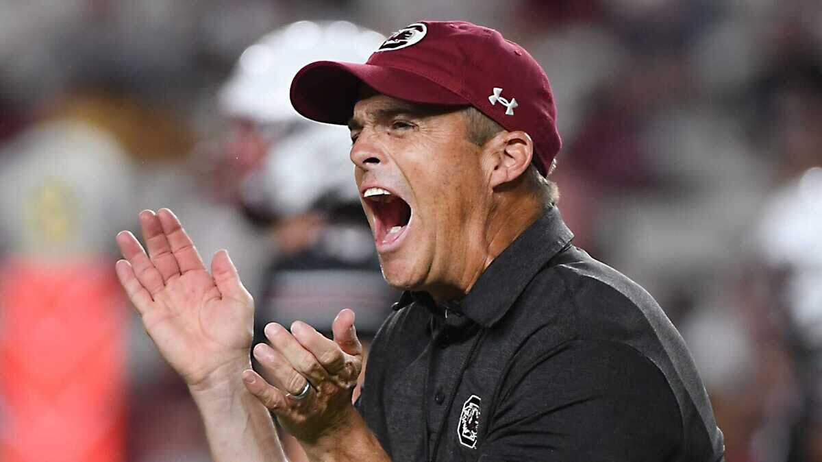 South Carolina’s Shane Beamer is in his fourth season as the Gamecocks’ head coach.