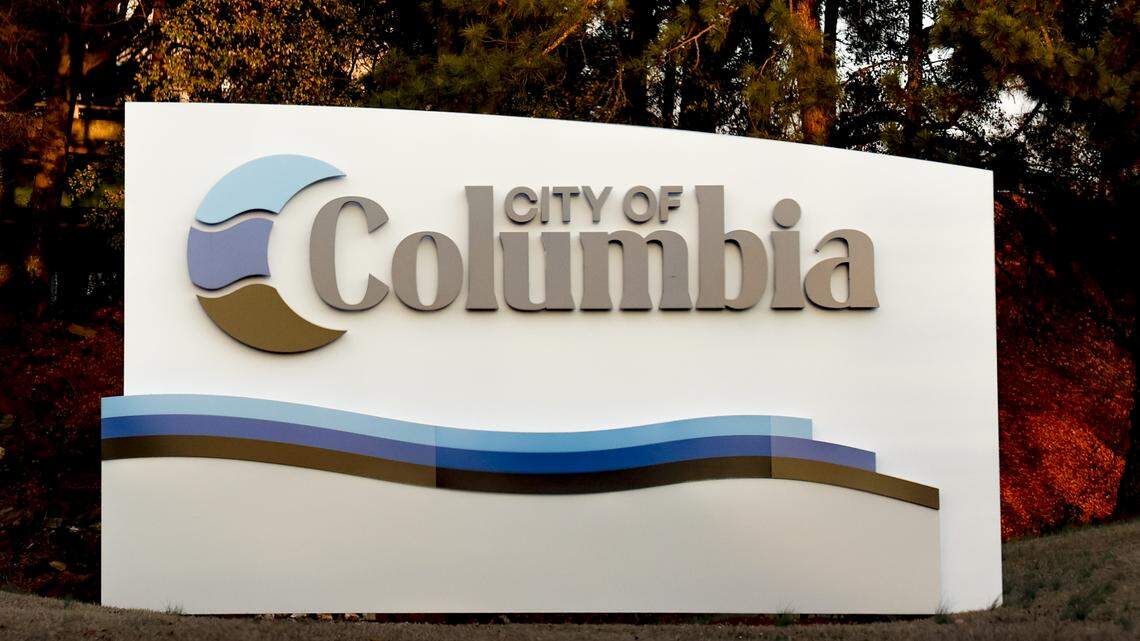 City of Columbia sign along I-126. Friday, Feb. 6, 2026.