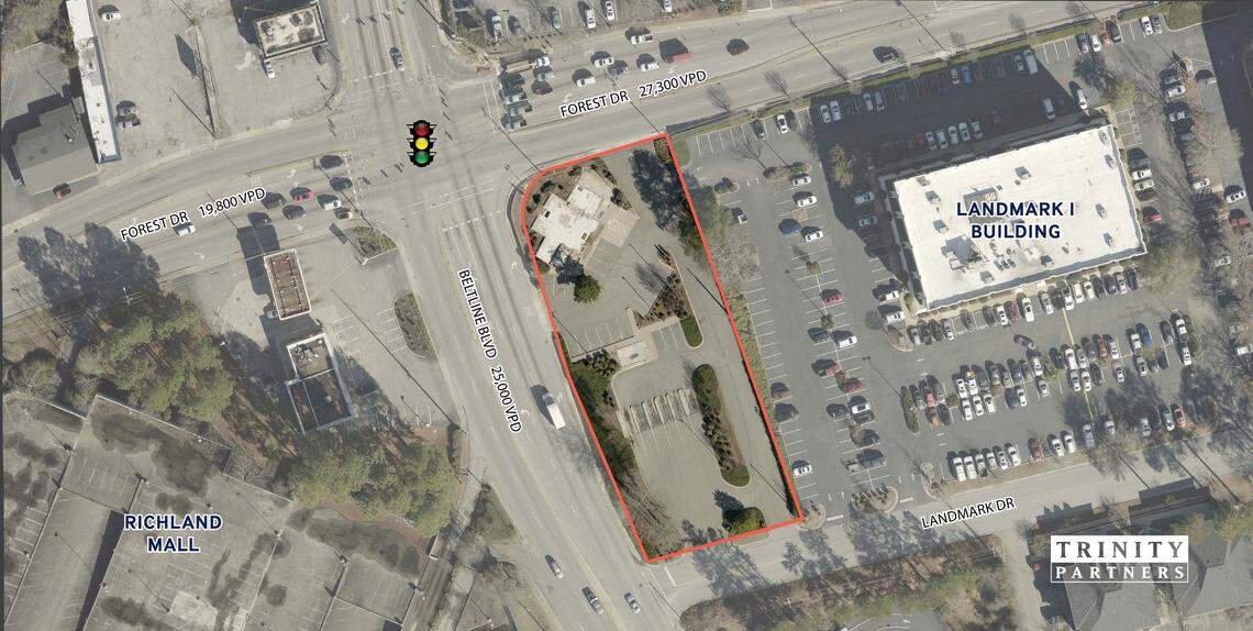 7 Brew Coffee is coming to the corner of Forest Drive and Beltline Boulevard, according to commercial real estate firm Trinity Partners.